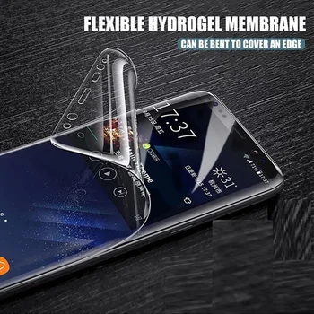 Kaitsev For Samsung Galaxy S7 S6 S5 S4 S3 mini Märkus 5 4 3 Hüdrogeeli Kile Ekraani Kaitsekile, Ei Klaas