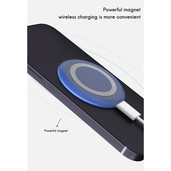 Magnet Juhtmeta Laadija iPhone 12 15W Qi Kiire Laadija iPhone X Laadija
